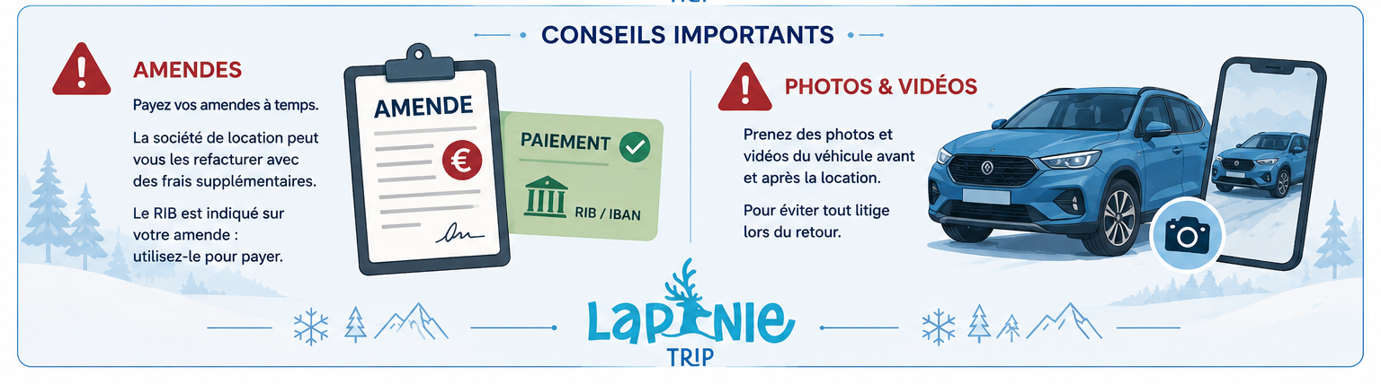 Conseils location de voiture à Levi en Laponie