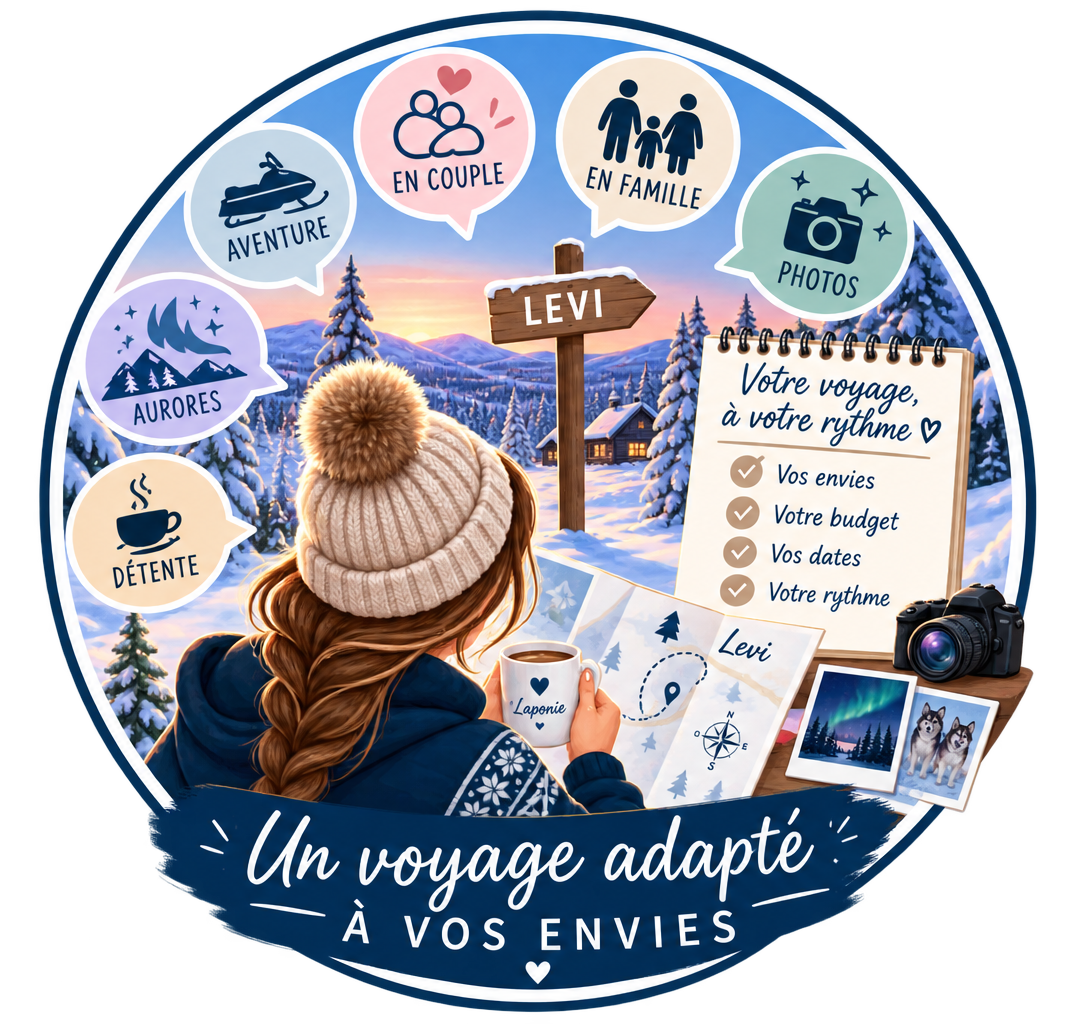 Voyage sur mesure à Levi en Laponie